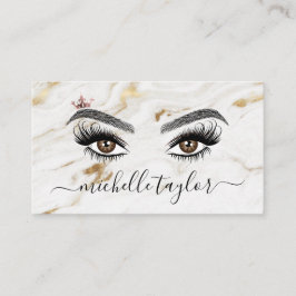 Elegant Makeup artist Beauty Lash Extension eye Visitenkarte