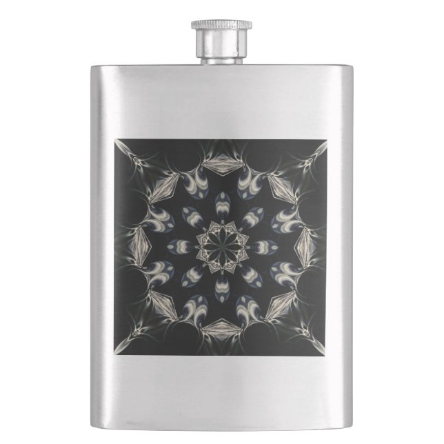 elegant Mandala Flachmann (Vorderseite)