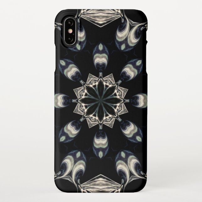 elegant Mandala iPhone Hülle (Rückseite)