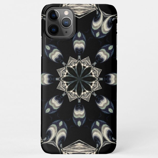 elegant Mandala iPhone Hülle (Rückseite)