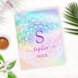 Elegant Mandala Iridescent Holographic Custom Planer