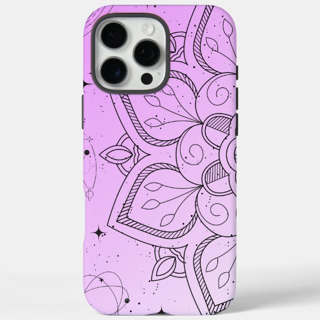 Elegant Mandala Muster | Benutzerdefinierbares iPh Case-Mate iPhone Hülle (Rückseite)