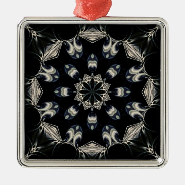elegant Mandala Ornament Aus Metall (Vorne)