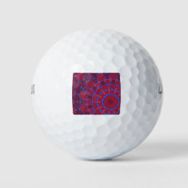 Elegant - MANDALA - PINK - RED Golfball