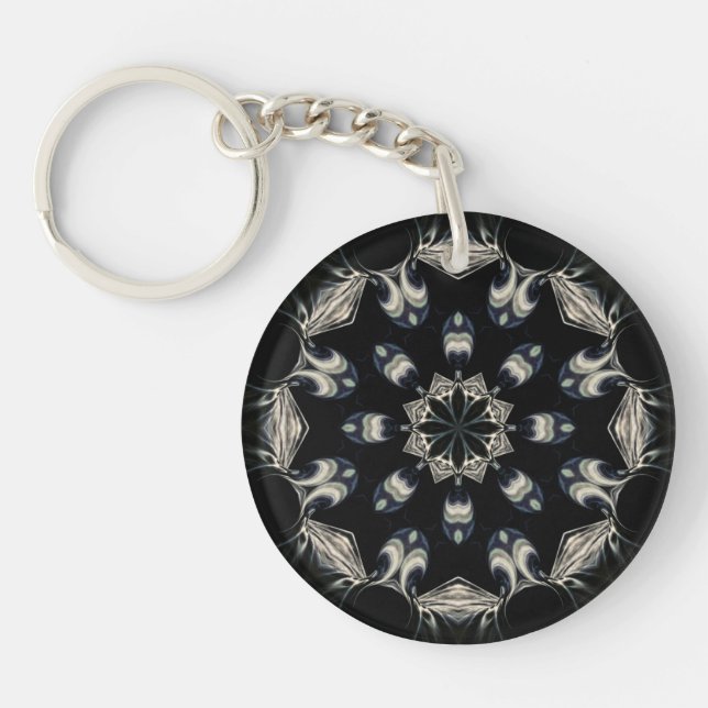 elegant Mandala Schlüsselanhänger (Vorderseite)