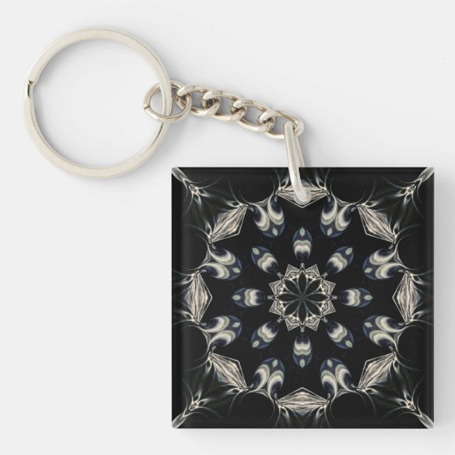 elegant Mandala Schlüsselanhänger (Vorderseite)