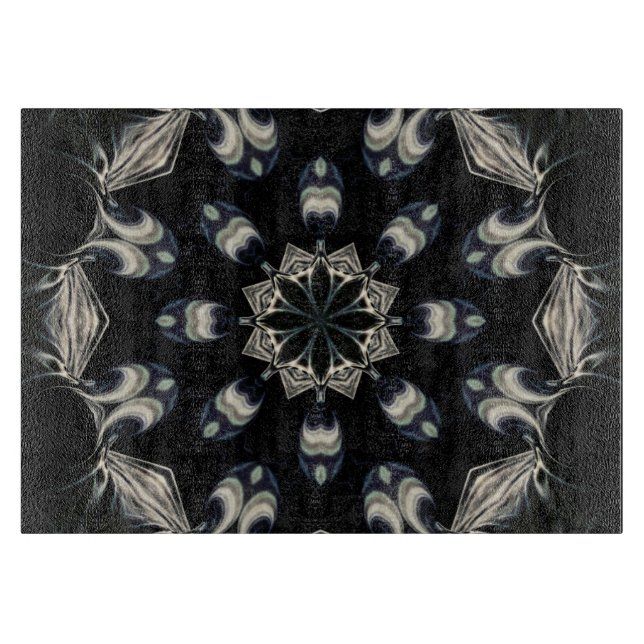 elegant Mandala Schneidebrett (Vorderseite)