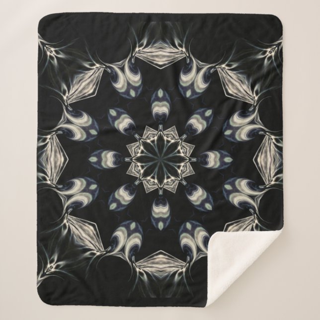 elegant Mandala Sherpadecke (Vorderseite)