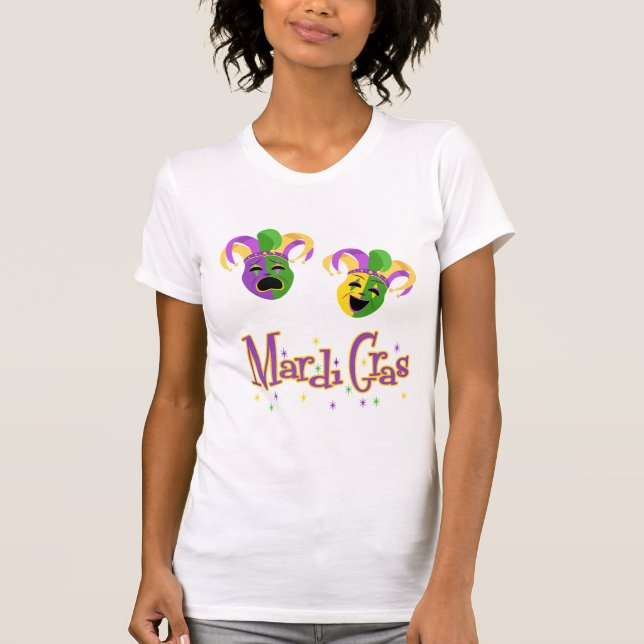 Elegant Mardi Gras Mask Womens T - Shirt (Vorderseite)
