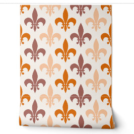 Elegant Mardi Gras Orang &Peach Tapete