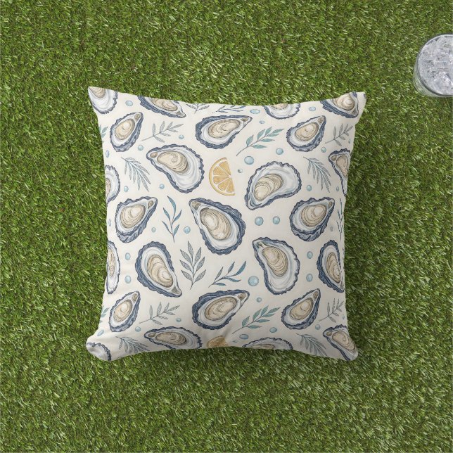 Elegant Marine Oysters Kissen (Golfball-Marker)