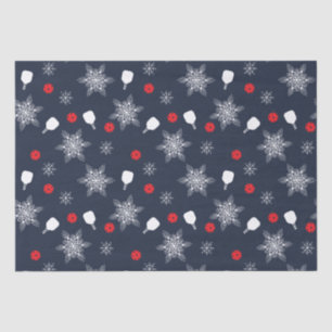 Elegant marineblau 💙 pickleball Weihnachten Seidenpapier