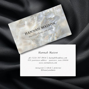 Elegant, Marmor, Salon Visitenkarte