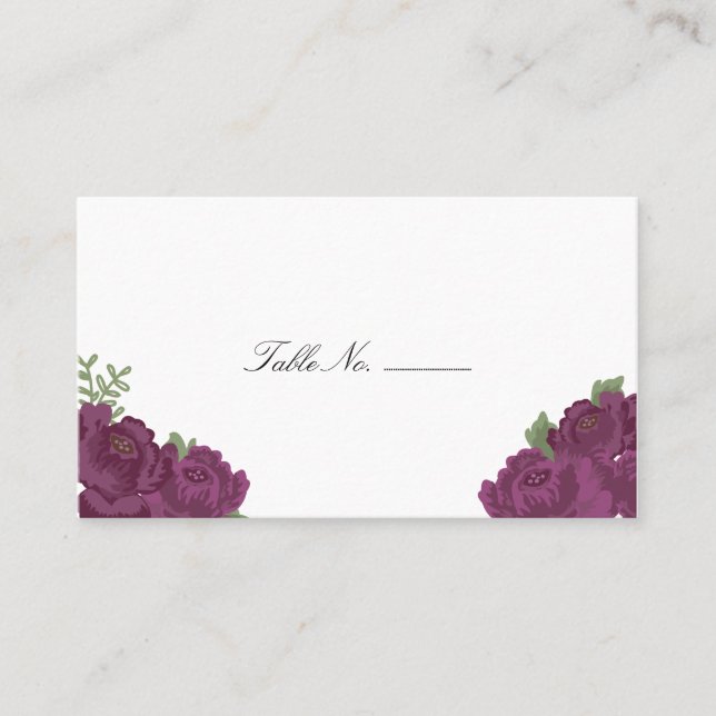 Elegant Mason Jar Guest Escort Cards Platzkarte (Vorderseite)