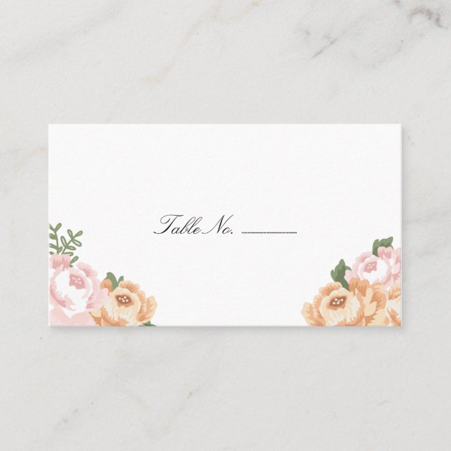 Elegant Mason Jar Guest Escort Cards Platzkarte (Vorderseite)