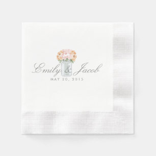Elegant Mason Jar Serviette