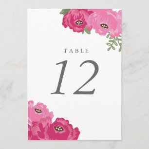 Elegant Mason Jar Tischnummer