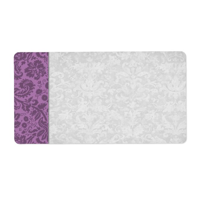 Elegant Mauve Damask Wedding (Vorne)