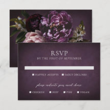 Elegant Maximalist Purple Floral Wedding