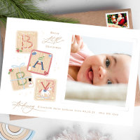 Elegant Mein erstes frohes Weihnachts-Foto Baby Bi