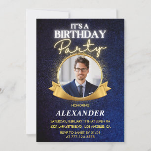 Elegant Mens 42. Geburtstag Einladungen Chic