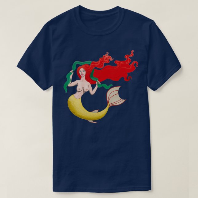 Elegant Mermaid T-Shirt (Design vorne)