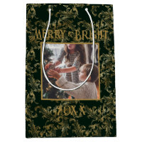 Elegant Merry & Bright Foto Green Vintag