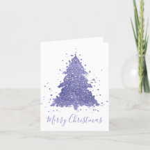 Elegant Merry Christmas | Charmanter Lila Baum