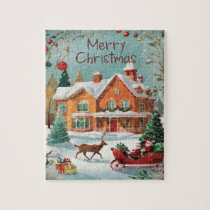 Elegant Merry Christmas Puzzle