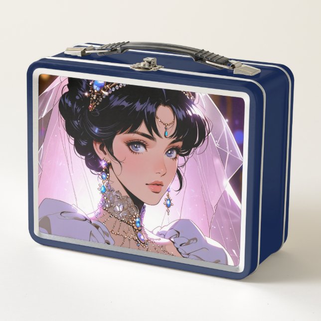 Elegant Metal Lunchbox (Vorderseite)