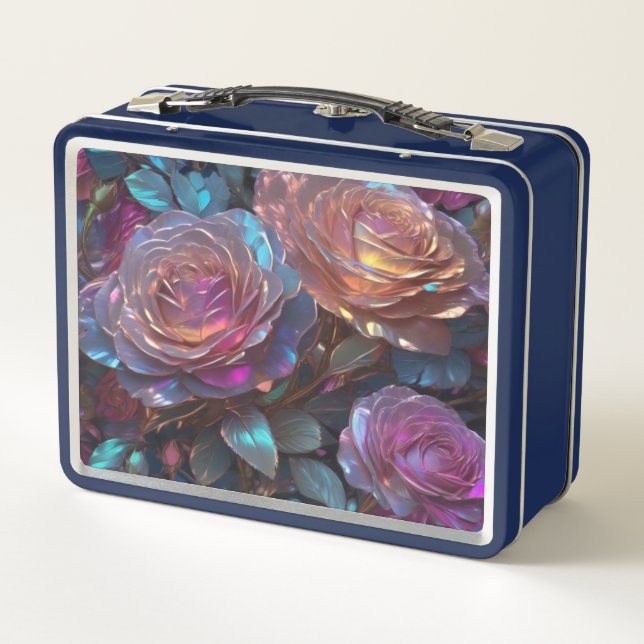 Elegant Metal Lunchbox (Rückseite)