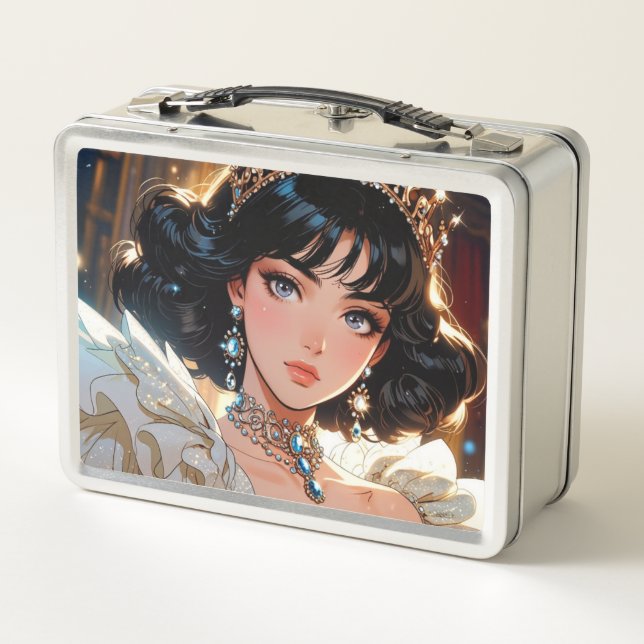 Elegant Metal Lunchbox (Rückseite)