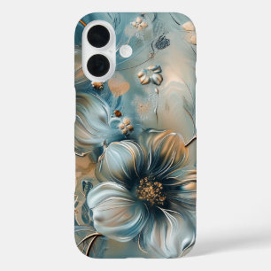 Elegant Midnight Floral iPhone Case