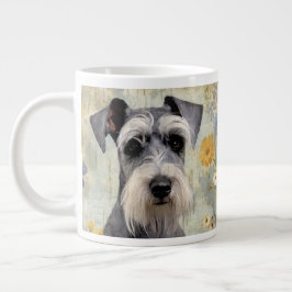 Elegant Mini Schnauzer Jumbo-Tasse