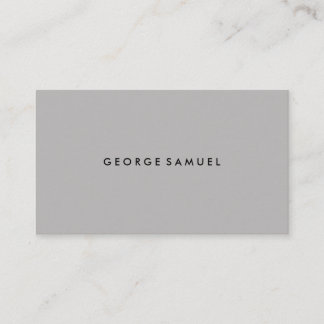 Elegant Minimal Business Branding Visitenkarte
