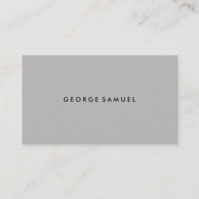 Elegant Minimal Business Branding Visitenkarte (Vorderseite)
