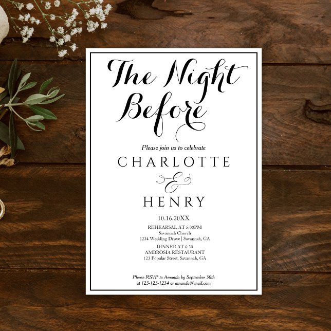 Elegant Minimal Einladung (Von Creator hochgeladen)