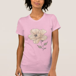 Elegant Minimal Flower Women’s T-Shirt