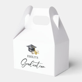 Elegant Minimal Minimalist Graduation Geschenkschachtel