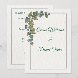 Elegant Minimal Wedding Invitation – Customizable  Einladung