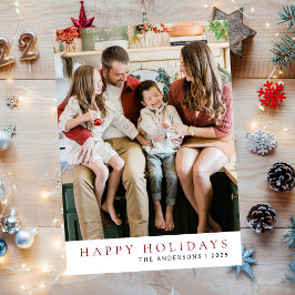 Elegant Minimal Weihnachten | Moderne Familie 1 Fo