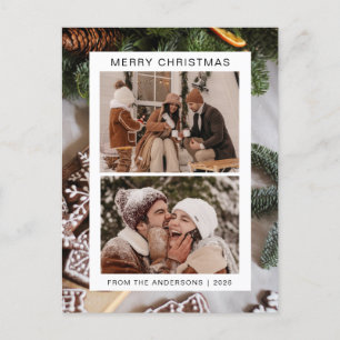 Elegant Minimal Weihnachten   Moderne Familie 2 Fo