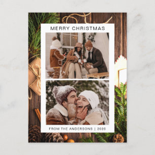 Elegant Minimal Weihnachten   Moderne Familie 2 Fo