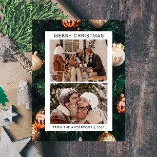 Elegant Minimal Weihnachten   Moderne Familie 2 Fo