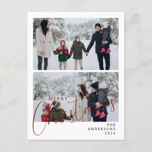 Elegant Minimal Weihnachten   Moderne Familie 2 Fo
