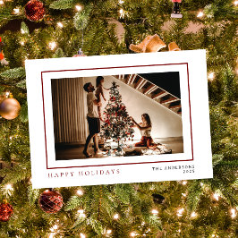 Elegant Minimal Weihnachten | Modernes Familienpor
