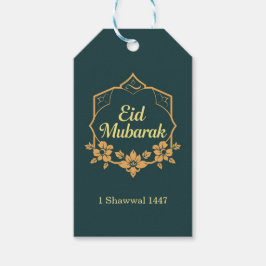 Elegant Minimalist Eid Mubarak Gift Geschenkanhänger
