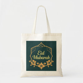 Elegant Minimalist Eid Mubarak Tote Tragetasche
