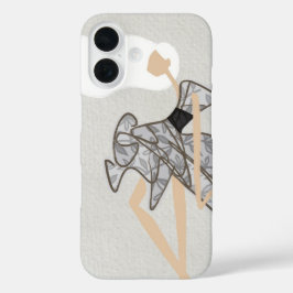 Elegant Minimalist Glam Fashion Art iPhone 16 Hülle