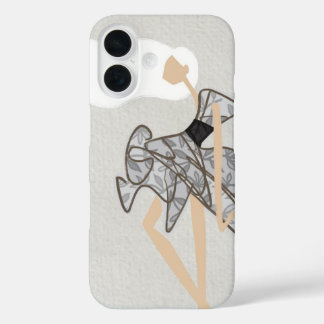 Elegant Minimalist Glam Fashion Art iPhone 16 Hülle